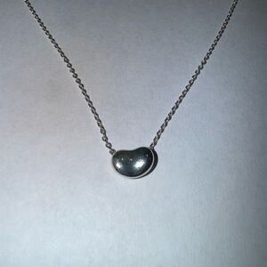 Tiffany & Co. Silver Bean Necklace